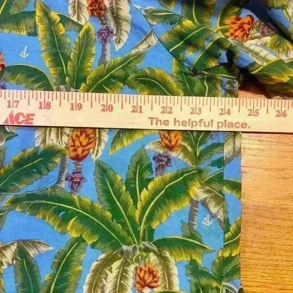 Reyn Spooner Hawaiian Shirt Men’s Size Large Classic Short Sleeve Tropical Rayon - Picture 5 of 6